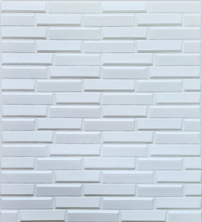 Self-adhesive 3D panel Sticker wall under brick 4D white Id 31 SW-00000167