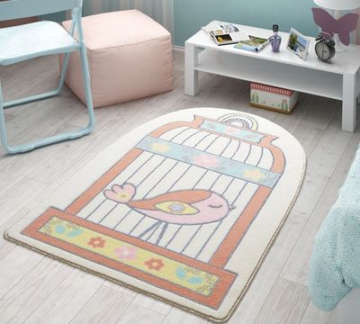 Дитячий килим Happy cage salmon 5682