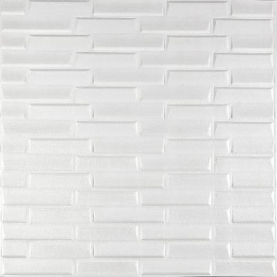 Self-adhesive 3D panel Sticker wall under brick 4D white Id 31 SW-00000167