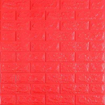 Самоклеющиеся 3D панель Sticker wall под кирпич Красный Id 8 SW-00000054