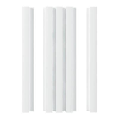 Finishing trim Neman for 3D MDF panels 38x12x2780 mm Ultramat White