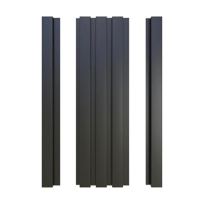 Finishing trim Neman for 3D MDF panels 38x12x2780 mm Ultramatte Black