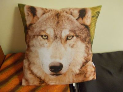 Photo Pillow Wolf