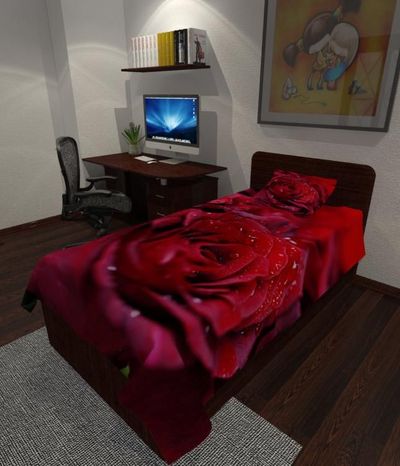 Photo blanket Roses as a gift