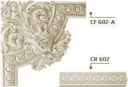 Corner element for moldings Gaudi Decor CF602A
