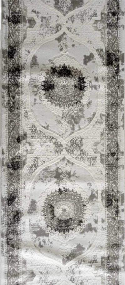 Ковровая дорожка Granada C570B grey lgrey dor