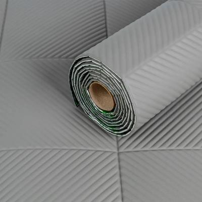 Интерьерные самоклеящиеся панели под кожу в рулоне Sticker wall 700х2750х4,5мм Серый SW-00003330