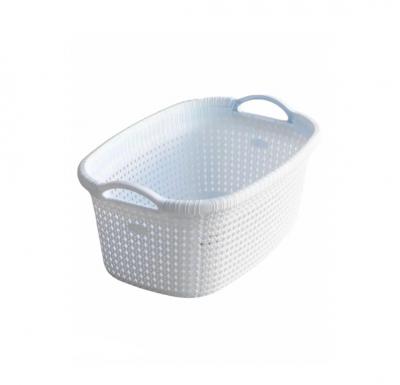 Корзина для белья Sakarya Plastik 35л Белая 8010