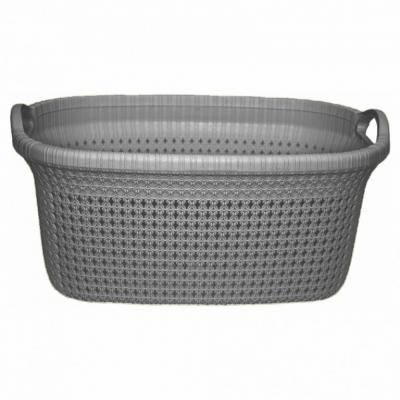 Корзина для белья Sakarya Plastik 35л Серая 8010