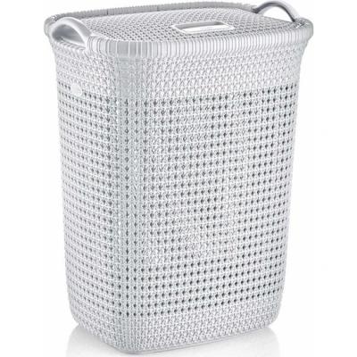 Корзина для белья Sakarya Plastik 65л Белая 8003