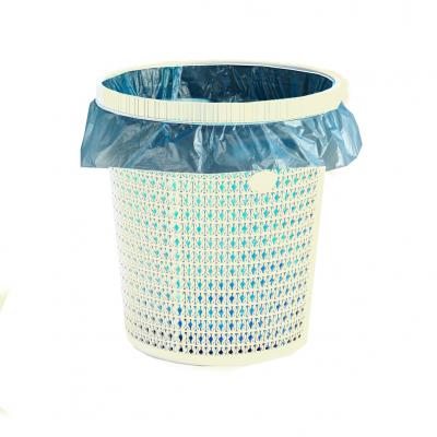 Garbage basket Sakarya Plastik 12 l, with compartment for bags 8461 (bags included), plastic, Beige