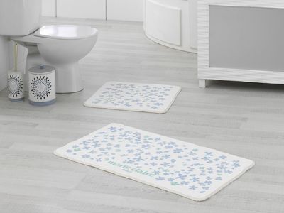 Bathroom rugs Delight mavi 4301