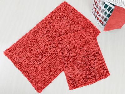 Bathroom rugs Drop coral 60x100 + 45x60 6124