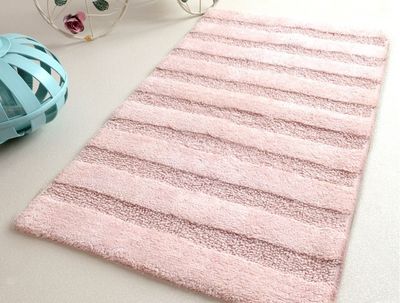 Bathroom rugs Nova pale pink 4606