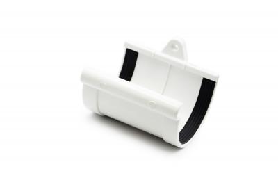 Gutter coupling white 90mm RainWay