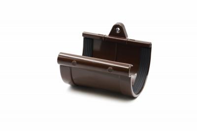 Gutter coupling brown 90mm RainWay