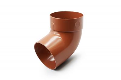 Single-joint pipe bend 67° brick 100mm RainWay