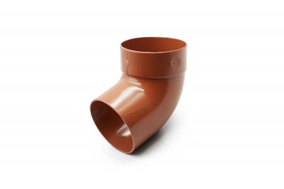Single-joint pipe bend 67° brick 75mm RainWay