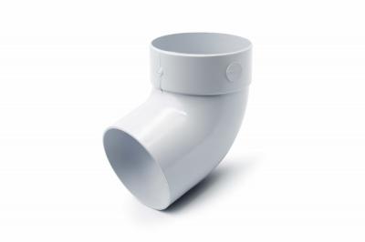 Single-joint pipe bend 67° gray 100mm RainWay