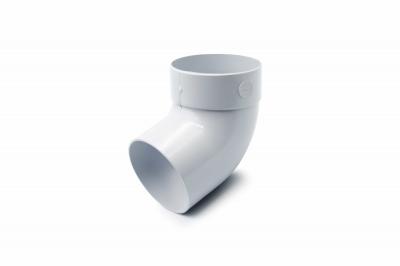 Single-joint pipe bend 67° gray 75mm RainWay