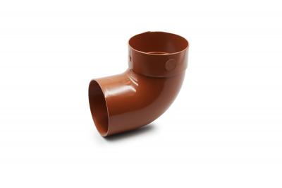 Single-joint pipe bend 87° brick 75mm RainWay