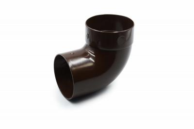 Single-joint pipe bend 87° brown 100mm RainWay