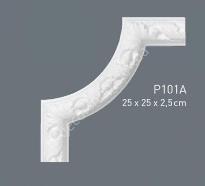 Corner element for moldings Orac Decor P101A