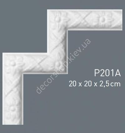 Corner element for moldings Orac Decor P201A