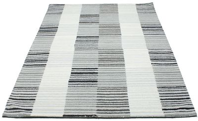 килим Panache block stripe ivory gray