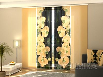 Photocurtain Panel Sand orchids