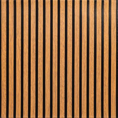 Панель-рейка Sticker wall LIGHT BROWN+BLACK 665*665*5мм (D) SW-00002533