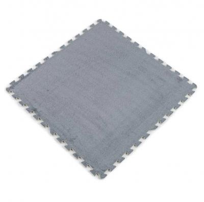 Plush puzzle floor Sticker wall Light gray 60*60*1cm (D) SW-00002081
