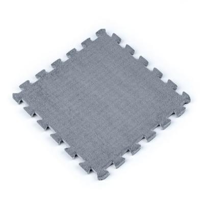 Plush puzzle floor Sticker wall Light gray 30*30*1cm (D) SW-00002080