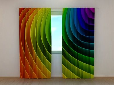 Photocurtain Rainbow abstraction