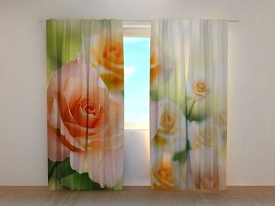 Photocurtain Roses of the Bride