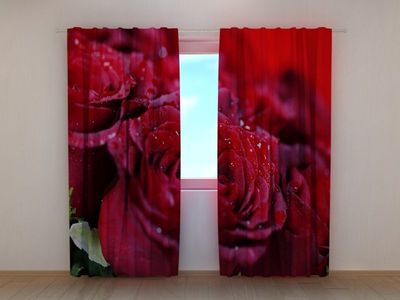 Photocurtain Roses as a gift