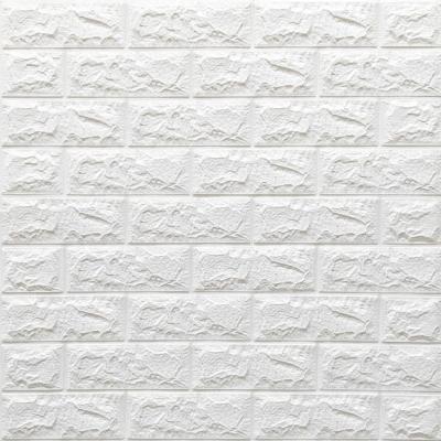 Самоклеюча 3D панель Sticker wall під цеглу Id 01 Білий SW-00000047