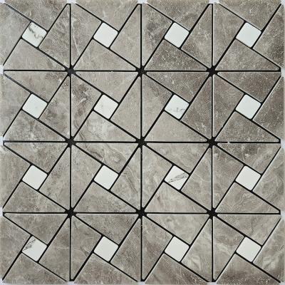 Self-adhesive PET mosaic Sticker wall 30*30cm*4mm (D) SW-00002451