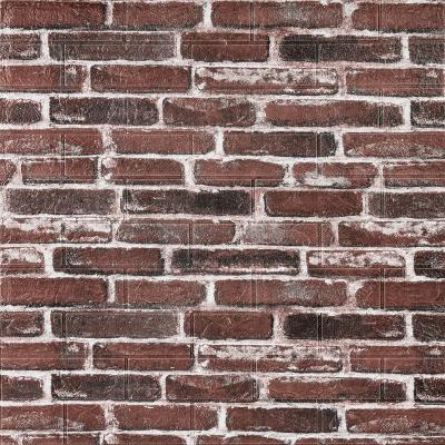 Самоклеюча 3D панель Sticker wall під червоний катеринослав цегла 700х770х3мм SW-00001164