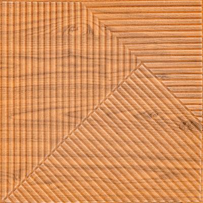 Self-adhesive 3D panel Sticker wall 500х500х5mm Bamboo Wood Gold SW-00002885
