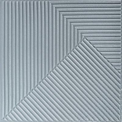 Самоклеющаяся 3D панель Sticker wall 500х500х5мм Бамбук Серый SW-00002878