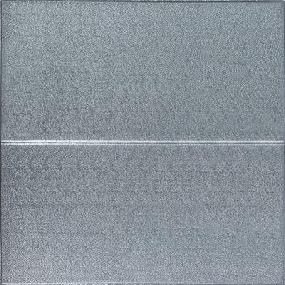 Самоклеющаяся 3D панель Sticker wall 680х700х4мм Серебряный квадрат SW-00003257