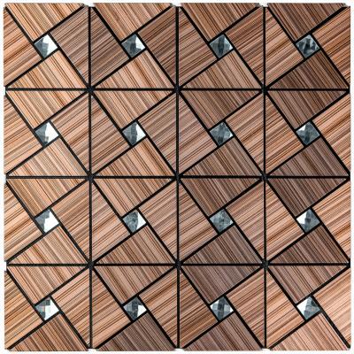 Самоклеющаяся алюминиевая плитка Sticker wall 300х300х3мм SW-00001927 (D)