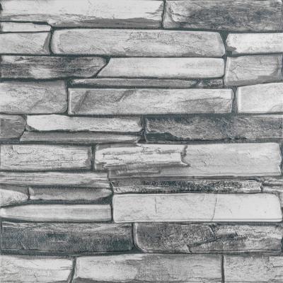 Самоклеющиеся 3D панель Sticker wall 700*700*4mm серый сланец (D) SW-00002003