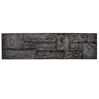 Self-adhesive 3D panel Sticker wall stone black SW-00001374
