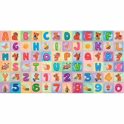 Самоклеющиеся 3D панель Sticker wall Набор Алфавит (2шт) 700*1400*4mm (D) SW-00002352