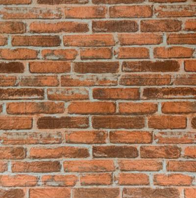 Self-adhesive 3D panel Sticker wall under brick 44-3 Red SW-00000696