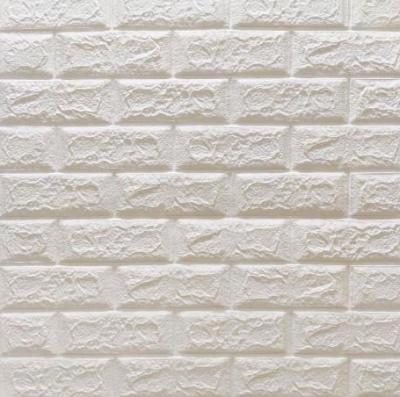 Self-adhesive 3D panel Sticker wall brick effect White matte 700x770x5mm SW-00000587