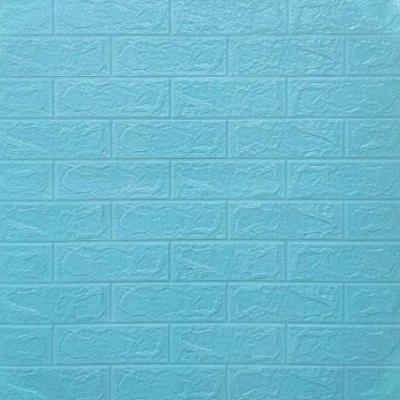 Self-adhesive 3D panel Sticker wall brick effect Turquoise 700x770x3mm SW-00000573
