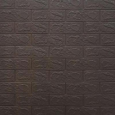Self-adhesive 3D panel Sticker wall brick Coffee 700x770x3mm